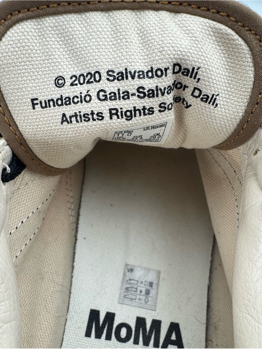 Vans x MoMA Salvador Dalí Old Skool Sneakers Men’s Size 11 Art Collab - Picture 4 of 9